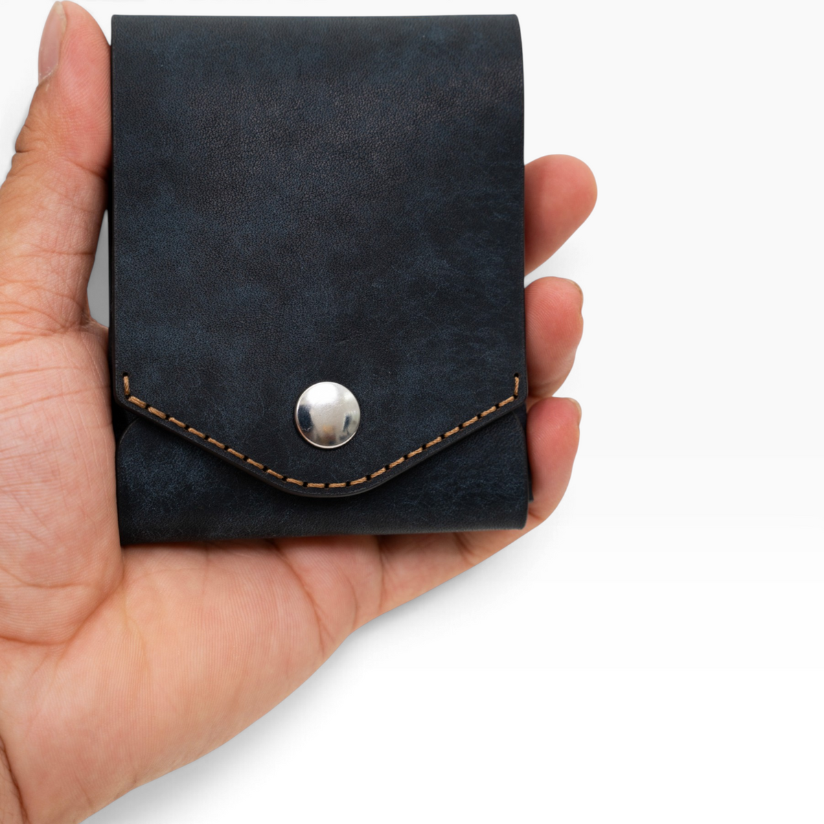OXXEN No.97 Compact Wallet - Navy