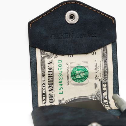 OXXEN No.97 Compact Wallet - Navy