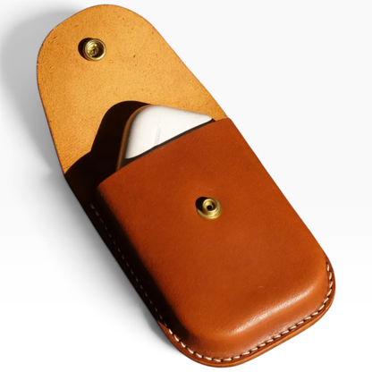 Earphone Case - Vegtan Leather