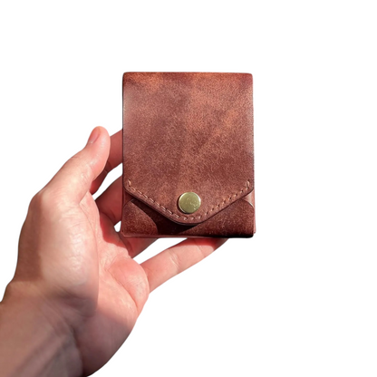 OXXEN No.97 Compact Wallet - Tabacco Brown