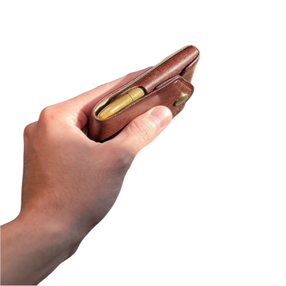 OXXEN No.97 Compact Wallet - Tabacco Brown